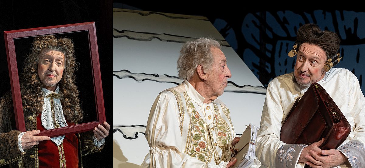 Harald als Béralde und Diaphoirus (mit Dieter Hallervorden) 2025 im Schlosspark Theater Harald als Béralde und Diaphoirus (mit Dieter Hallervorden) 2025 im Schlosspark Theater